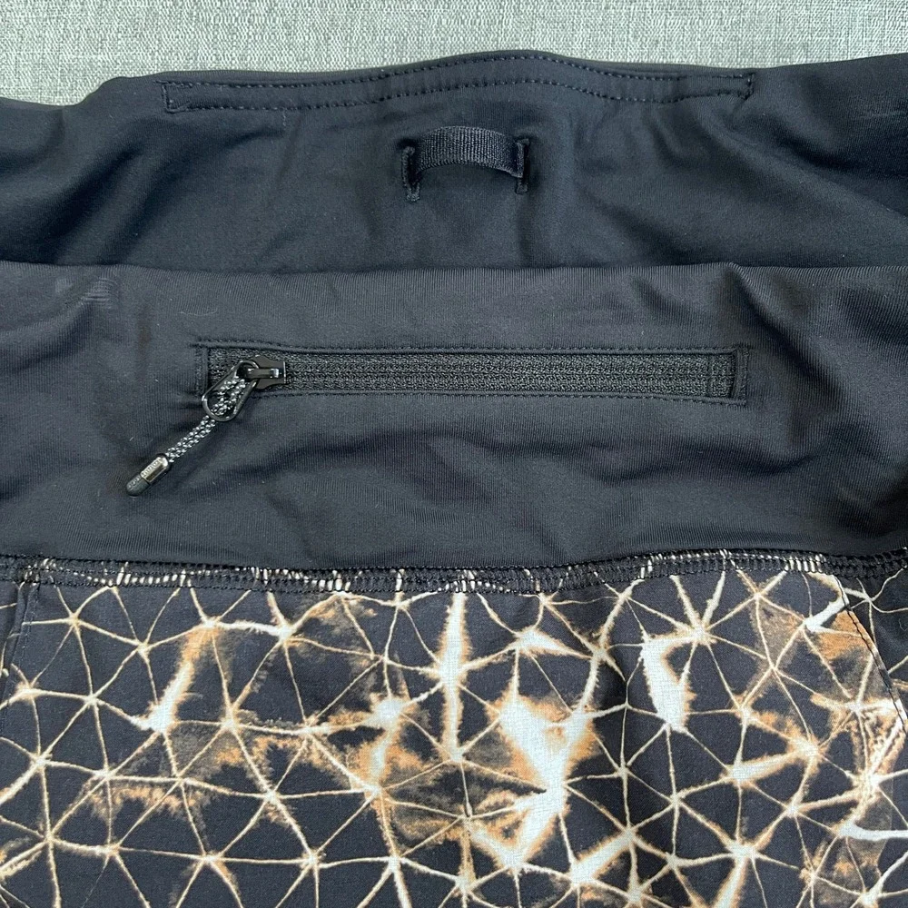 Lululemon Pace Rival Skirt II 4-Way Stretch Athletic Skort 12 Sugar Crush Black